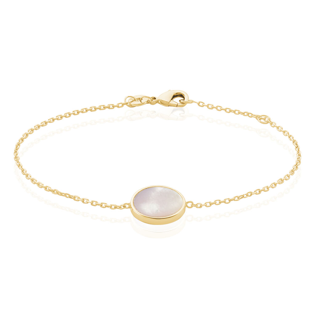 Bracelet Alta Plaqué Or Jaune Nacre - Bracelets Femme | Histoire d’Or
