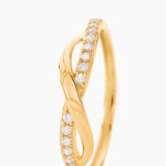 Bague Cass Or Jaune Oxyde - Bagues avec pierre Femme | Histoire d&rsquo;Or