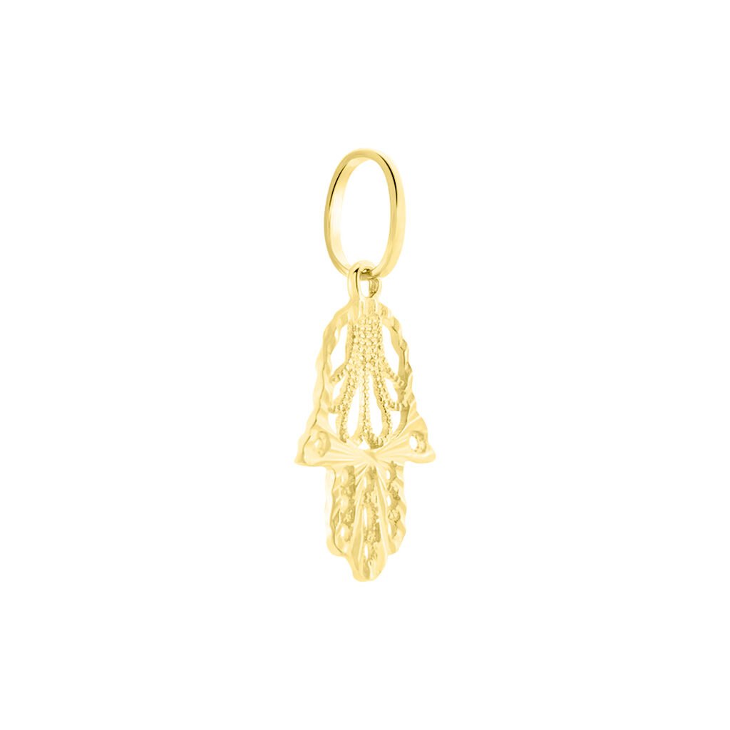 Pendentif Fatima Or Jaune - Pendentifs Famille | Histoire d’Or
