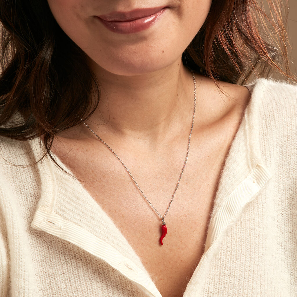 Collier Cornucopia Argent Blanc - Sautoirs Femme | Histoire d’Or