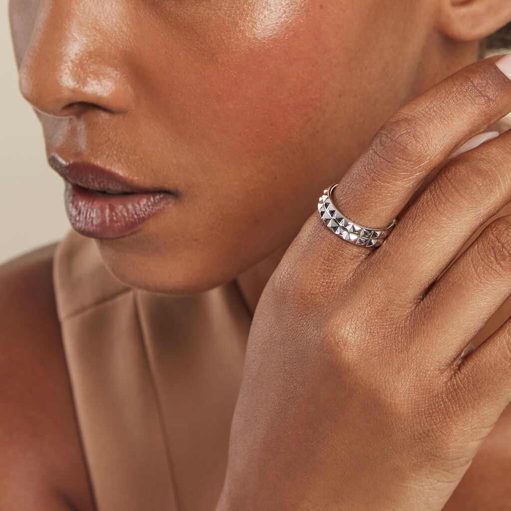 Bague Silva Argent Blanc - Bagues Famille | Histoire d&rsquo;Or