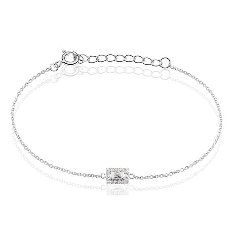 Bracelet Laurine Argent Blanc Oxyde De Zirconium - Bracelets Femme | Histoire d’Or