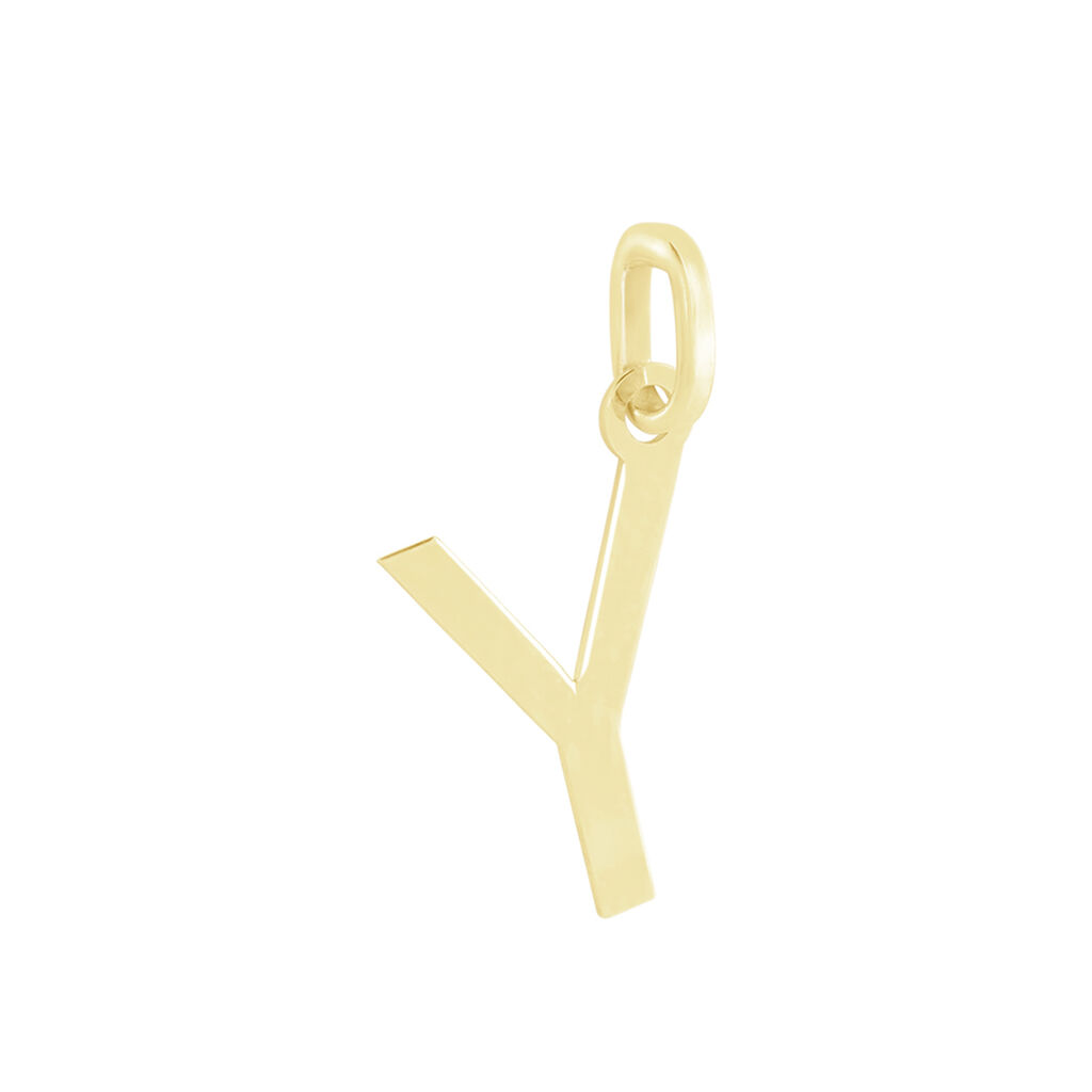Pendentif Ionia Lettre Or Jaune - Pendentifs Famille | Histoire d’Or