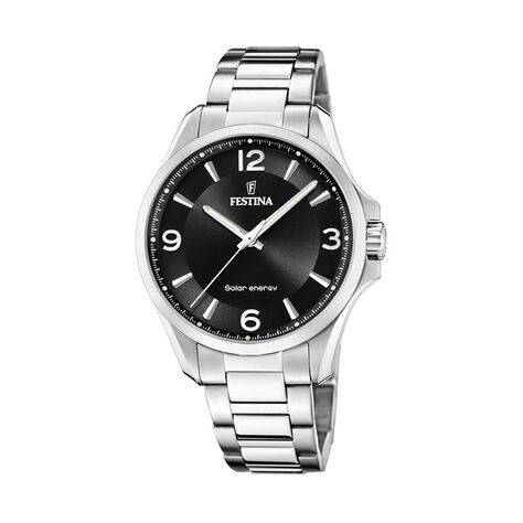 Montre Festina Solar Energy Noir - Montres Homme | Histoire d’Or