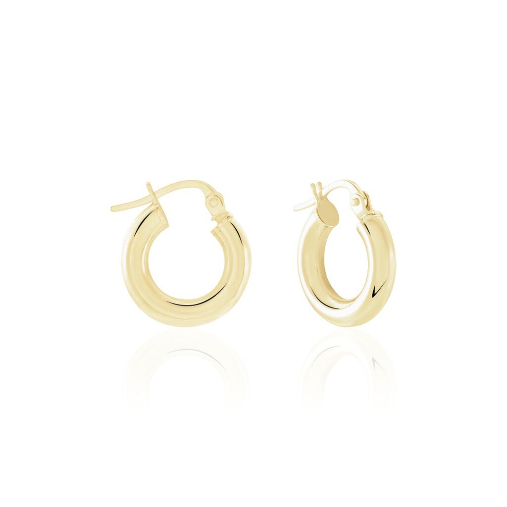 Créoles Ajania Or Jaune - Boucles d'oreilles créoles Femme | Histoire d’Or