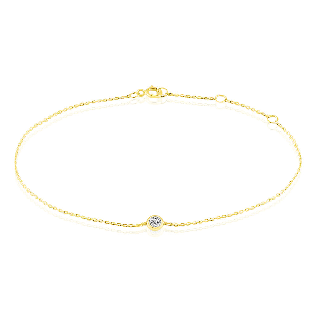 Bracelet Or Jaune Sofia Diamants - Bijoux Femme | Histoire d’Or