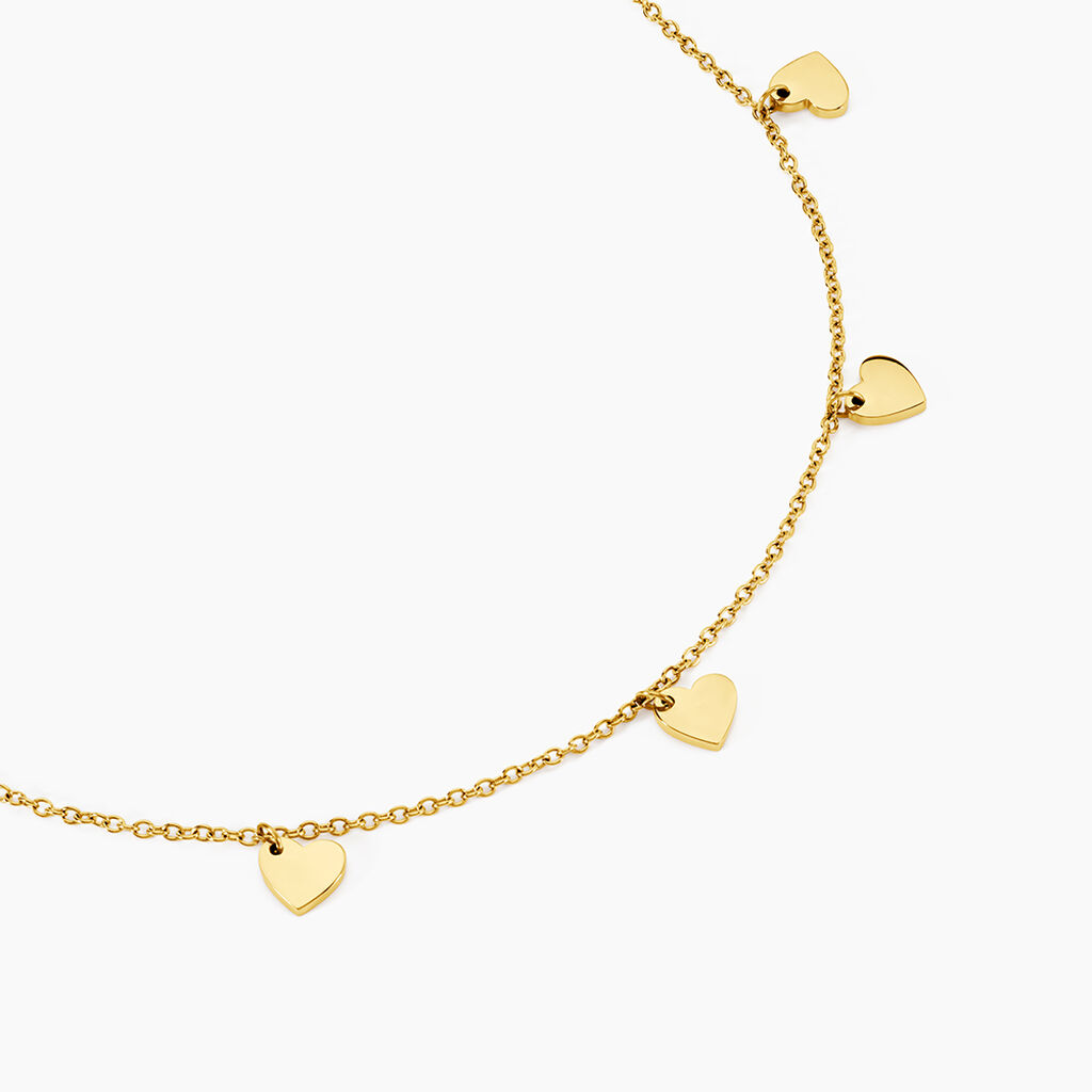 Collier Querida Pampilles Acier Jaune - Colliers fantaisie Femme | Histoire d&rsquo;Or