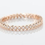 Bague Jannike Argent Rose Oxyde De Zirconium - Bagues avec pierre Femme | Histoire d&rsquo;Or