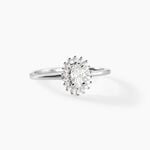 Bague Solitaire Shandrany Argent Blanc Oxyde De Zirconium - Bagues solitaires Femme | Histoire d&rsquo;Or