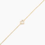 Bracelet Eufemia Or Jaune Oxyde De Zirconium - F&ecirc;te des m&egrave;res Femme | Histoire d&rsquo;Or