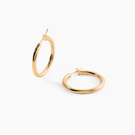 Créoles Adalie Plaqué Or Jaune - Boucles d'oreilles créoles Femme | Histoire d’Or