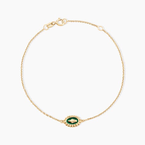 Bracelet Lueur Coloree Or Jaune - Pendentifs Baptême Famille | Histoire d’Or