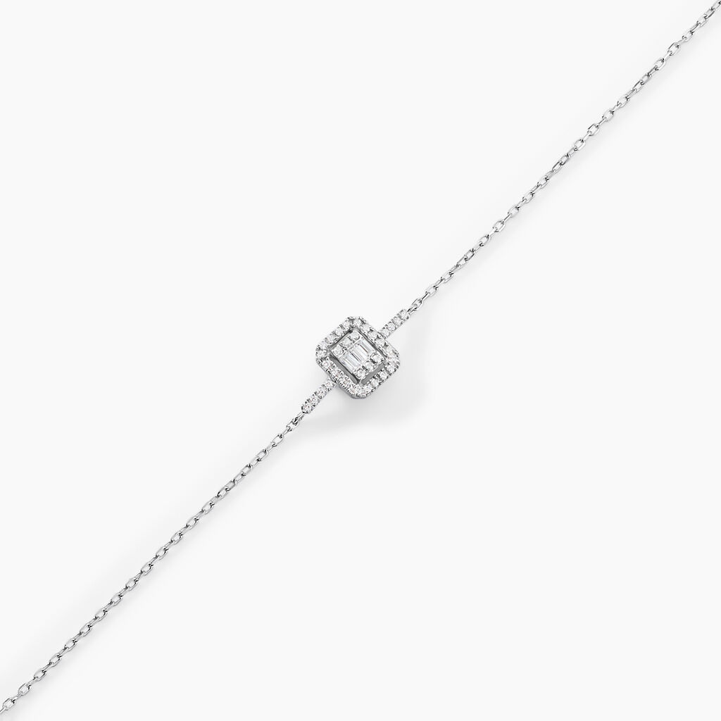 Bracelet Twila Or Blanc Oxyde De Zirconium - F&ecirc;te des m&egrave;res Femme | Histoire d&rsquo;Or