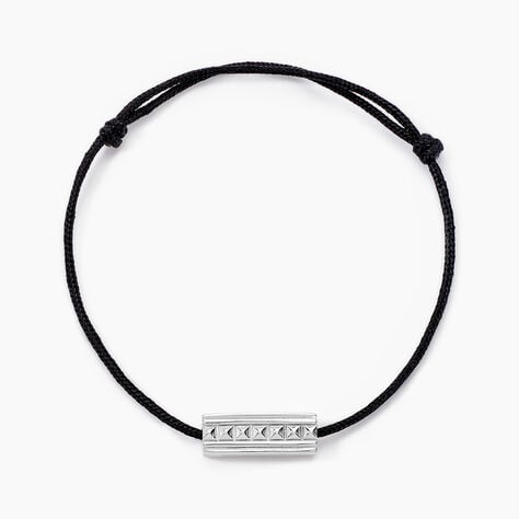 Bracelet Silva Argent Blanc - Bracelets cordon Homme | Histoire d’Or