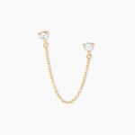 Boucle D'oreille Unitaire Pendante Viviette Or Jaune Oxyde - Boucles d'oreilles pendantes Femme | Histoire d&rsquo;Or