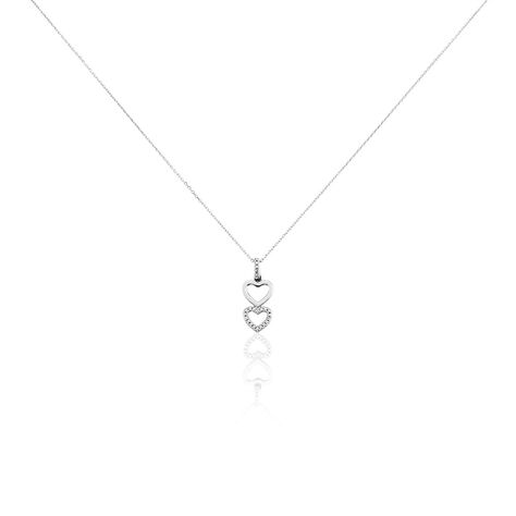 Collier Or Blanc Nalame Diamant - Colliers Femme | Histoire d&rsquo;Or