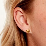 Boucles D'Oreilles Puces Lyane Plaqu&eacute; Or Jaune - Boucles d'oreilles fantaisie Femme | Histoire d&rsquo;Or