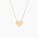 Collier Coeur Gravable Or Jaune - Cadeaux de naissance Femme | Histoire d’Or