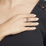 Bague Ajustable Abid Acier Blanc - Bagues fantaisie Femme | Histoire d&rsquo;Or