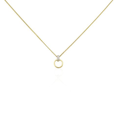 Collier Jazmine Jaune Diamant Blanc - Colliers Femme | Histoire d’Or