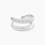 Bague Louve Argent Blanc - Bagues Femme | Histoire d&rsquo;Or