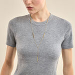 Collier Eilish Acier Jaune - Colliers fantaisie Femme | Histoire d&rsquo;Or
