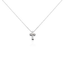 Collier Ruya Acier Blanc Oxyde De Zirconium - Colliers fantaisie Homme | Histoire d’Or