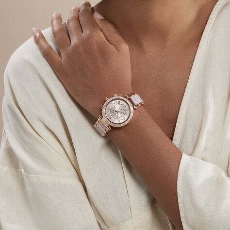 Montre Michael Kors Parker Rose - Montres Femme | Histoire d’Or