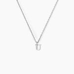 Collier Neruda Argent Blanc Oxyde De Zirconium - Colliers fantaisie Femme | Histoire d&rsquo;Or