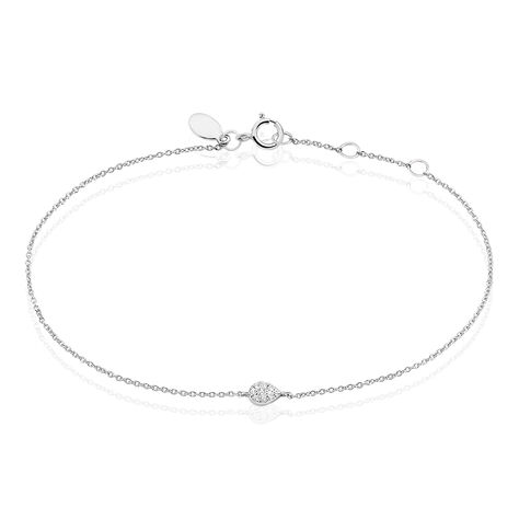 Bracelet Adhira Or Blanc Diamant - Bracelets Femme | Histoire d’Or