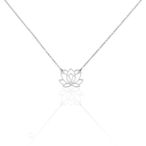 Collier Maylie Argent Blanc - Colliers fantaisie Femme | Histoire d&rsquo;Or