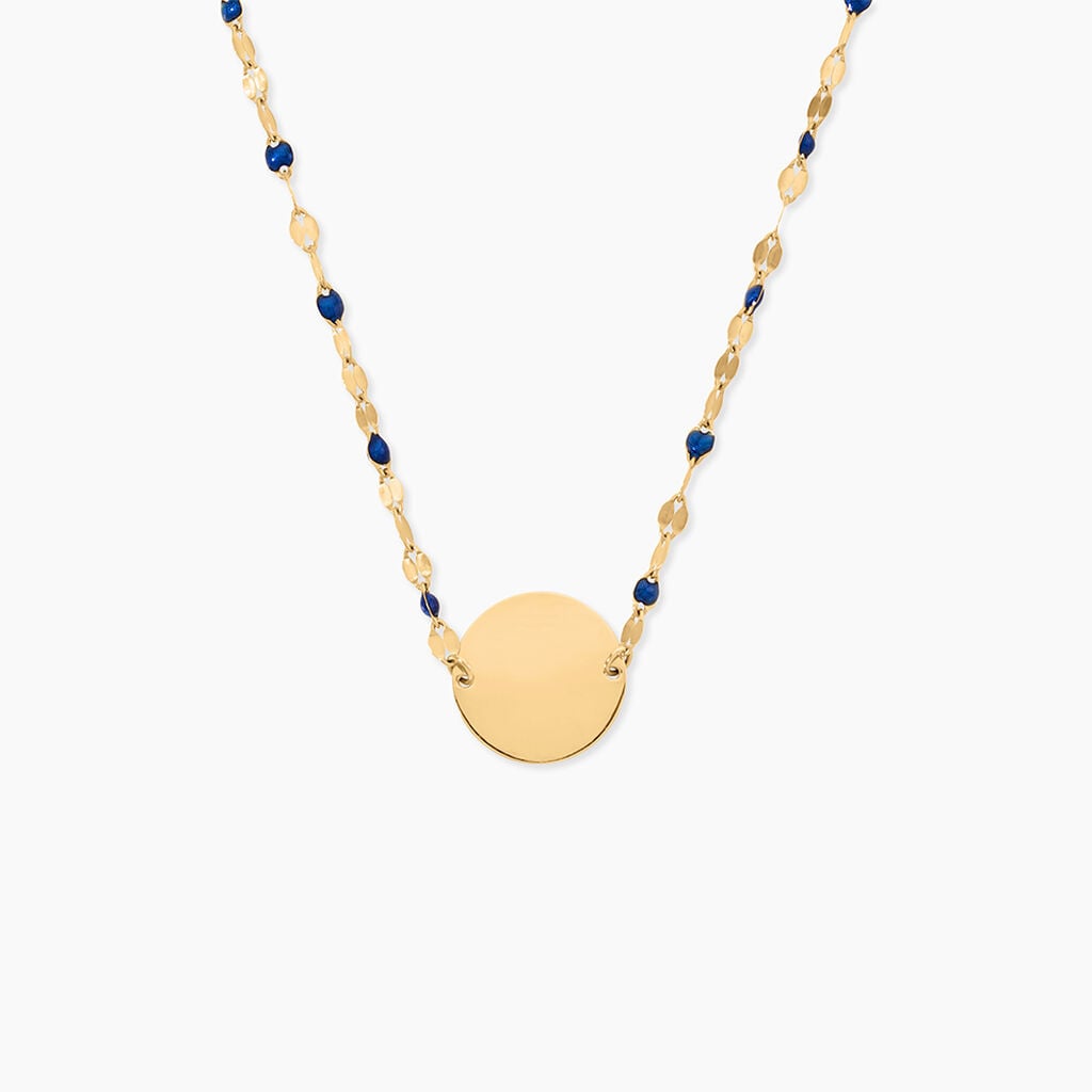 Collier Basteria Argent Dor&eacute; A L'Or 750/1000 - Bijoux sans pierre Femme | Histoire d&rsquo;Or
