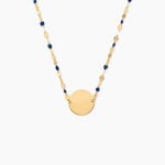 Collier Basteria Argent Dor&eacute; A L'Or 750/1000 - Bijoux sans pierre Femme | Histoire d&rsquo;Or