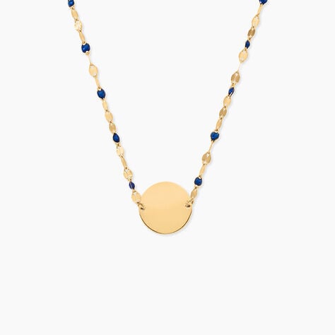 Collier Basteria Argent Dor&eacute; A L'Or 750/1000 - Bijoux sans pierre Femme | Histoire d&rsquo;Or
