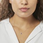 Collier Lydia Or Blanc Saphir - Colliers Femme | Histoire d&rsquo;Or