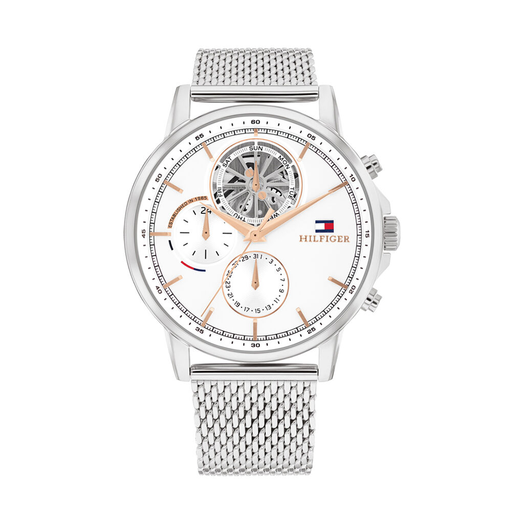 Montre Tommy Hilfiger Stewart Blanc - Montres Homme | Histoire d’Or