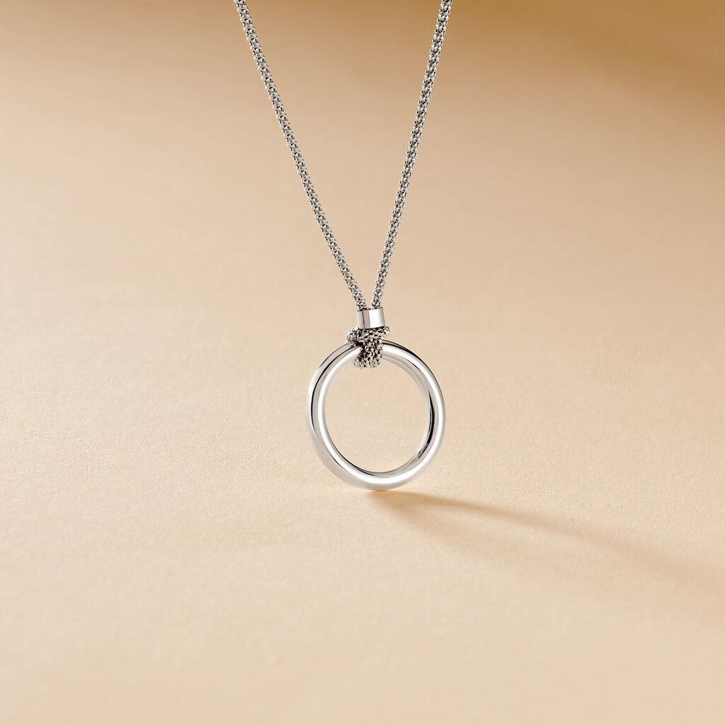 Collier Magda Argent Blanc - Colliers fantaisie Femme | Histoire d’Or