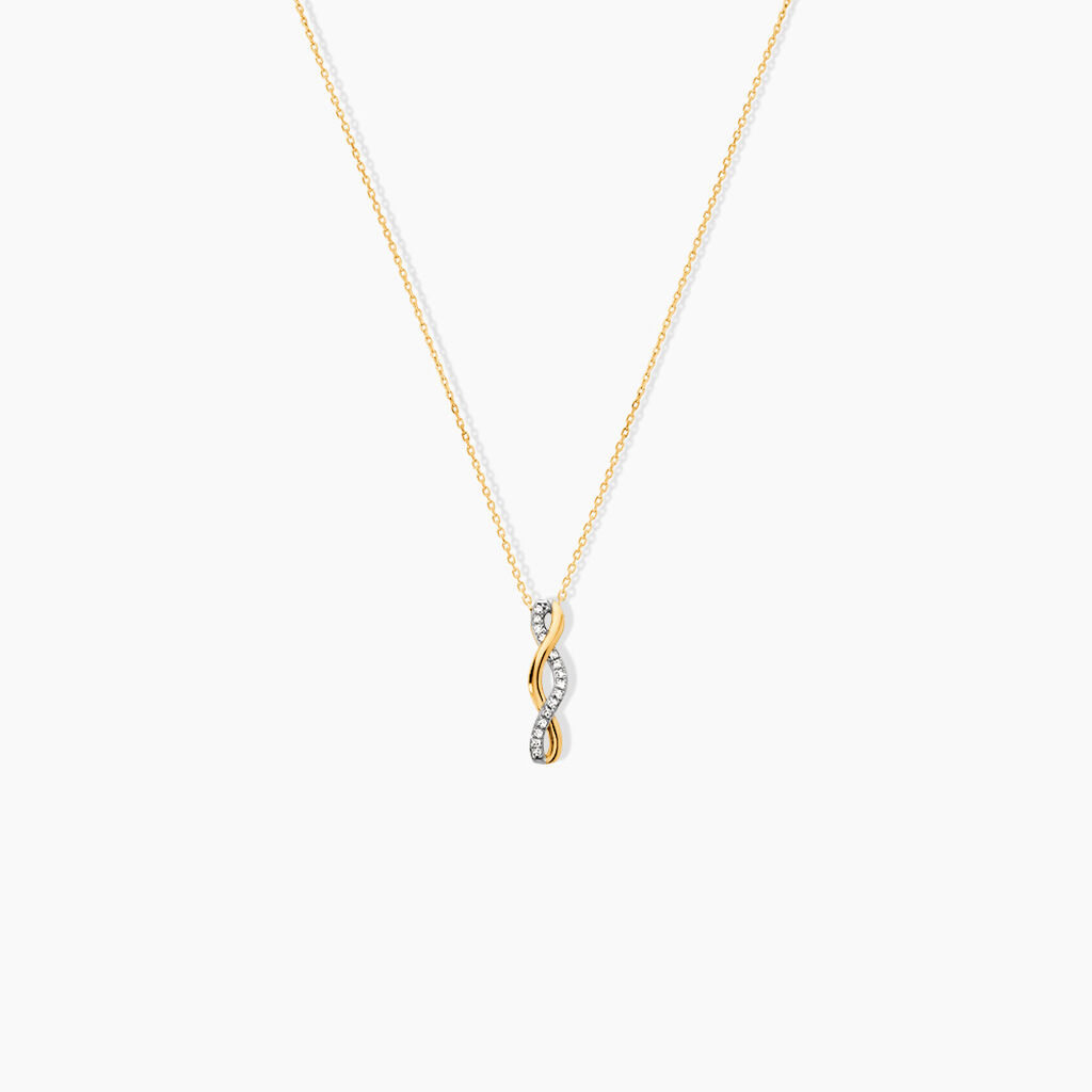 Collier Nucia Or Jaune Diamant - Colliers Femme | Histoire d&rsquo;Or