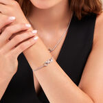 Bracelet Vianette Argent Blanc - Bracelets Femme | Histoire d&rsquo;Or