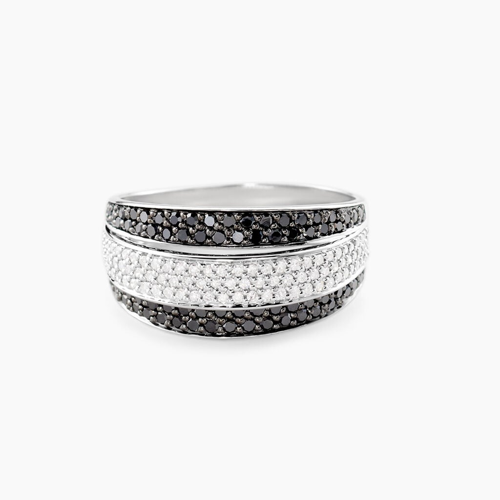 Bague Cihan Or Blanc Diamant - Bagues avec pierre Femme | Histoire d&rsquo;Or