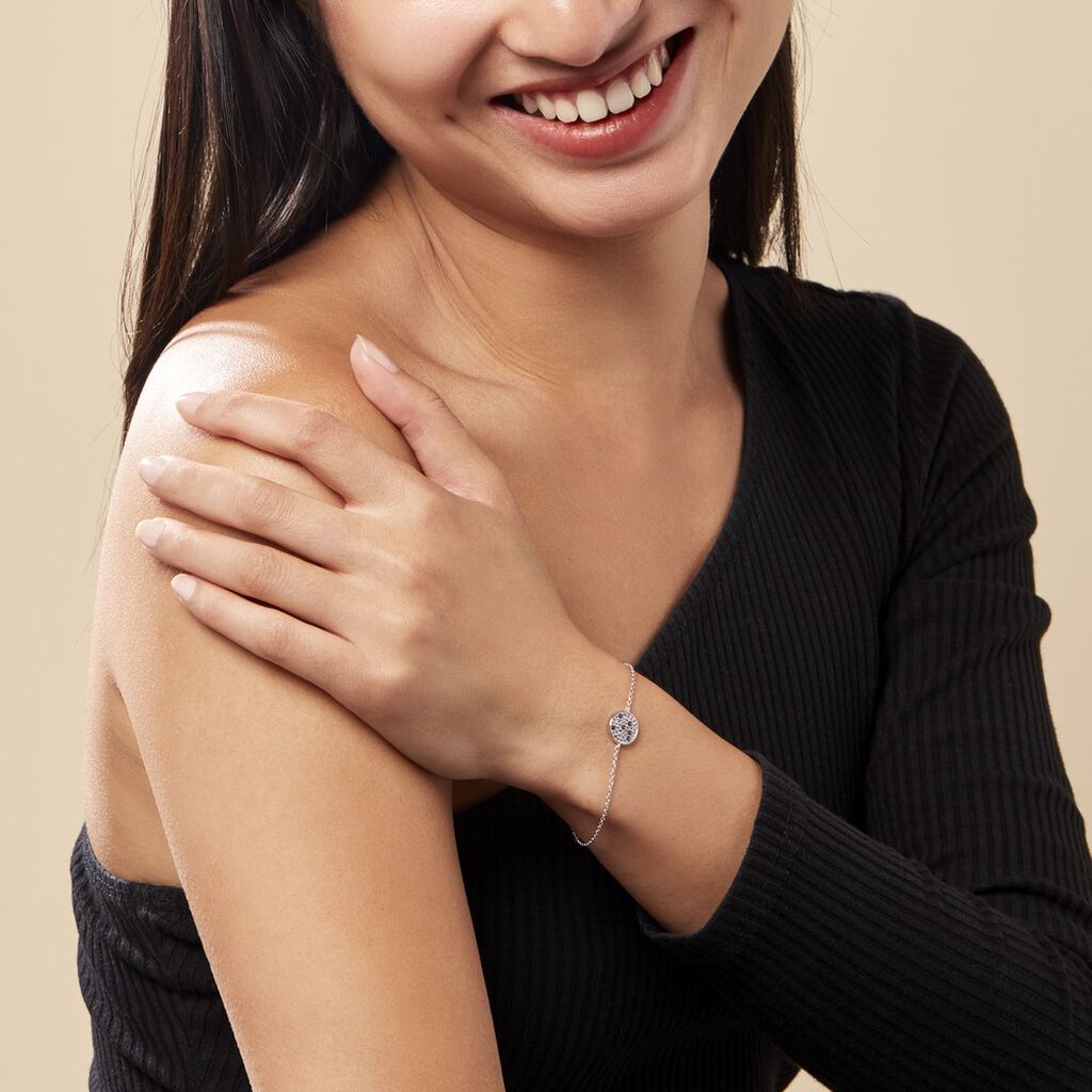 Bracelet Nelig Argent Oxyde De Zirconium - Bracelets fantaisie Femme | Histoire d’Or