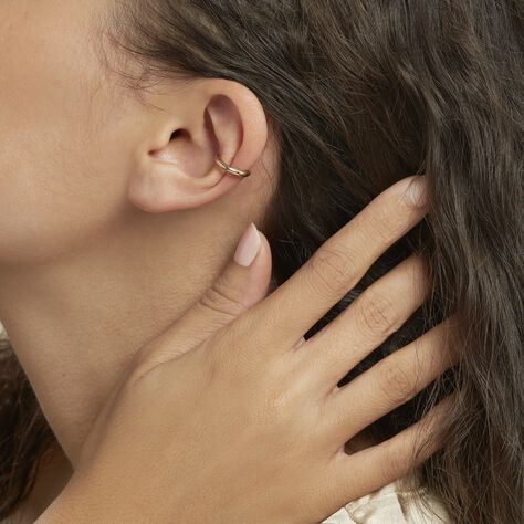 Bijou D'oreille Unitaire Silohe Plaqué Or Jaune - Boucles d'oreilles fantaisie Femme | Histoire d’Or