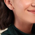 Boucle D'oreille Puce Unitaire Jodoca Or Jaune Oxyde De Zirconium - Clous d'oreilles Femme | Histoire d&rsquo;Or