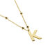 Collier Plaqué Or Jaune Lettra - Colliers fantaisie Femme | Histoire d’Or