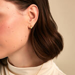 Boucles D'Oreilles Puces Forever Plaqu&eacute; Or Jaune - Boucles d'oreilles fantaisie Femme | Histoire d&rsquo;Or