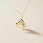 Pendentif Hillel Cheval Or Bicolore - Pendentifs Famille | Histoire d&rsquo;Or