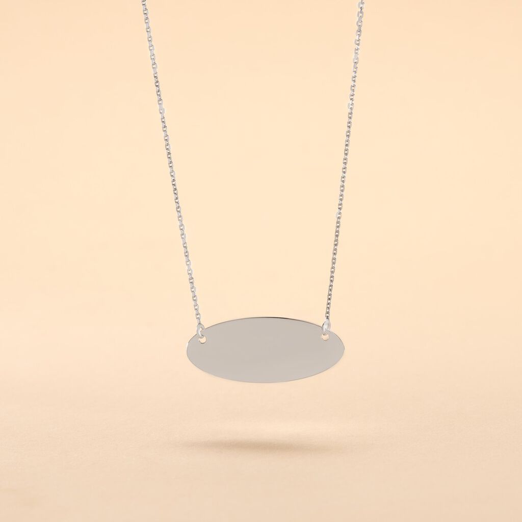 Collier Emma Or Blanc - Cadeaux de naissance Femme | Histoire d’Or