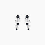 Boucles D'oreilles Pendantes Gaya Argent Blanc Oxyde De Zirconium - Boucles d'oreilles fantaisie Femme | Histoire d&rsquo;Or