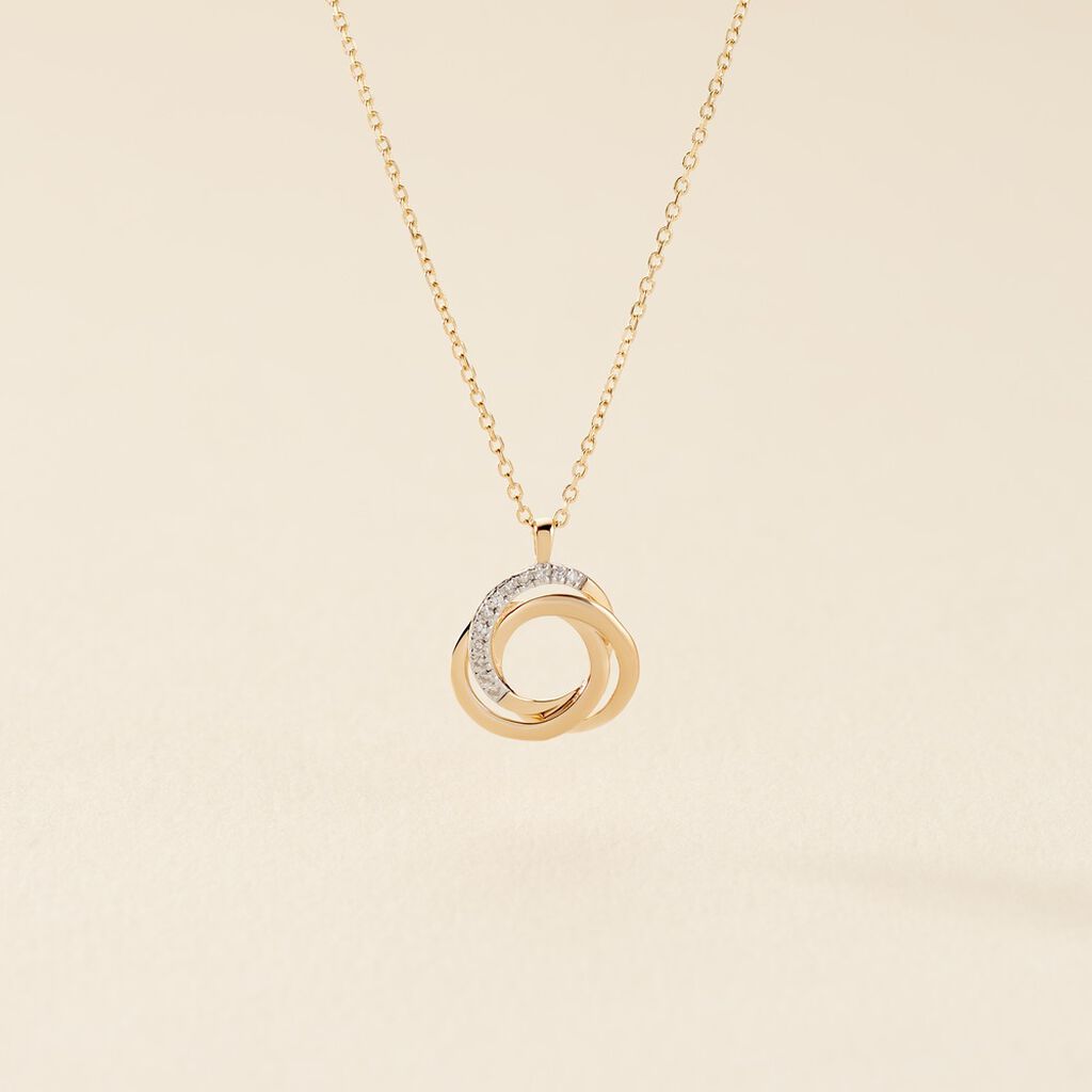 Collier Syrena Or Jaune Diamant - Colliers Femme | Histoire d&rsquo;Or