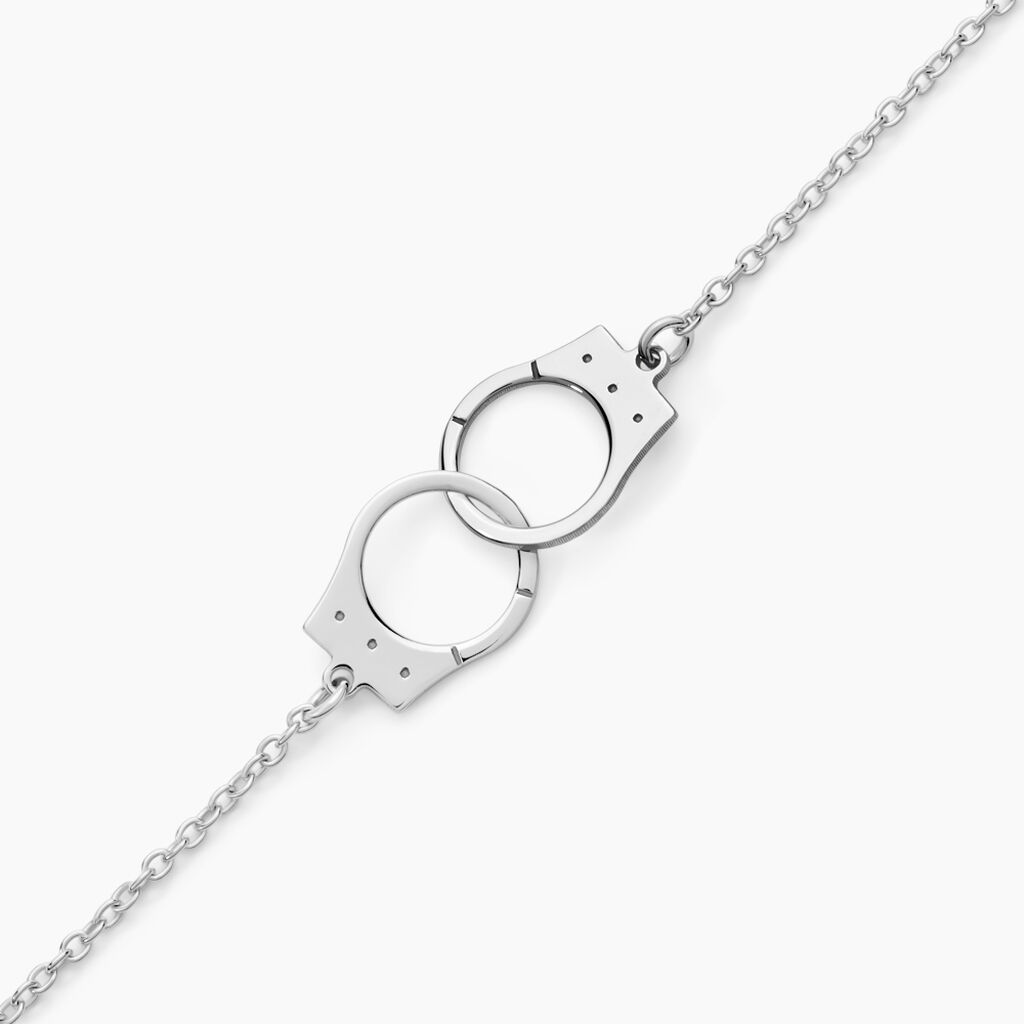 Bracelet Kim Argent Blanc - Bracelets fantaisie Homme | Histoire d’Or